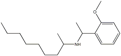 [1-(2-methoxyphenyl)ethyl](nonan-2-yl)amine,,结构式