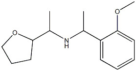 [1-(2-methoxyphenyl)ethyl][1-(oxolan-2-yl)ethyl]amine,,结构式