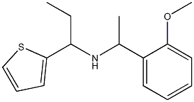 [1-(2-methoxyphenyl)ethyl][1-(thiophen-2-yl)propyl]amine