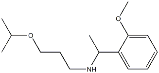 [1-(2-methoxyphenyl)ethyl][3-(propan-2-yloxy)propyl]amine Struktur