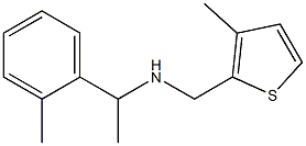[1-(2-methylphenyl)ethyl][(3-methylthiophen-2-yl)methyl]amine Structure