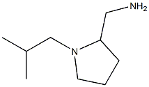 [1-(2-methylpropyl)pyrrolidin-2-yl]methanamine 化学構造式