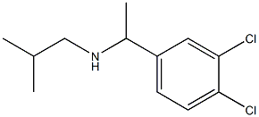 [1-(3,4-dichlorophenyl)ethyl](2-methylpropyl)amine Struktur