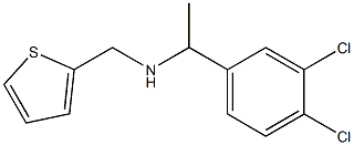 [1-(3,4-dichlorophenyl)ethyl](thiophen-2-ylmethyl)amine Structure