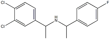 [1-(3,4-dichlorophenyl)ethyl][1-(4-fluorophenyl)ethyl]amine 化学構造式