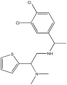 [1-(3,4-dichlorophenyl)ethyl][2-(dimethylamino)-2-(thiophen-2-yl)ethyl]amine