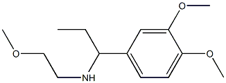 [1-(3,4-dimethoxyphenyl)propyl](2-methoxyethyl)amine Struktur