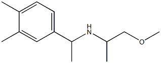 [1-(3,4-dimethylphenyl)ethyl](1-methoxypropan-2-yl)amine Structure