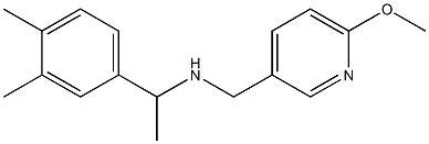  [1-(3,4-dimethylphenyl)ethyl][(6-methoxypyridin-3-yl)methyl]amine