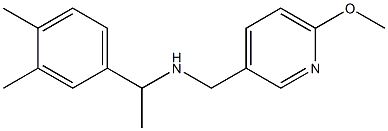 [1-(3,4-dimethylphenyl)ethyl][(6-methoxypyridin-3-yl)methyl]amine