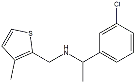 [1-(3-chlorophenyl)ethyl][(3-methylthiophen-2-yl)methyl]amine