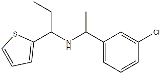 [1-(3-chlorophenyl)ethyl][1-(thiophen-2-yl)propyl]amine