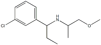 [1-(3-chlorophenyl)propyl](1-methoxypropan-2-yl)amine