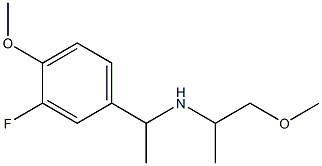 [1-(3-fluoro-4-methoxyphenyl)ethyl](1-methoxypropan-2-yl)amine