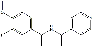 [1-(3-fluoro-4-methoxyphenyl)ethyl][1-(pyridin-4-yl)ethyl]amine