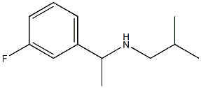[1-(3-fluorophenyl)ethyl](2-methylpropyl)amine,,结构式