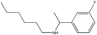 [1-(3-fluorophenyl)ethyl](hexyl)amine|