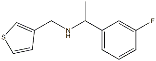  [1-(3-fluorophenyl)ethyl](thiophen-3-ylmethyl)amine