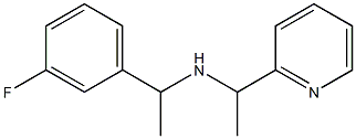 [1-(3-fluorophenyl)ethyl][1-(pyridin-2-yl)ethyl]amine 结构式