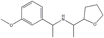 [1-(3-methoxyphenyl)ethyl][1-(oxolan-2-yl)ethyl]amine Structure