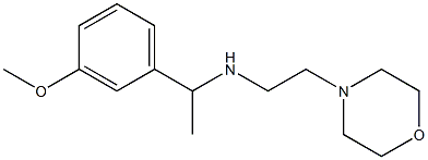 [1-(3-methoxyphenyl)ethyl][2-(morpholin-4-yl)ethyl]amine 结构式