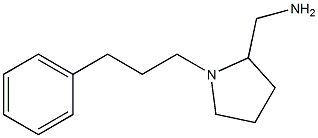 [1-(3-phenylpropyl)pyrrolidin-2-yl]methanamine 结构式