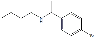 [1-(4-bromophenyl)ethyl](3-methylbutyl)amine 化学構造式