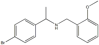 [1-(4-bromophenyl)ethyl][(2-methoxyphenyl)methyl]amine