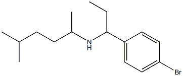  [1-(4-bromophenyl)propyl](5-methylhexan-2-yl)amine