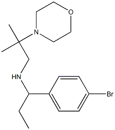 [1-(4-bromophenyl)propyl][2-methyl-2-(morpholin-4-yl)propyl]amine