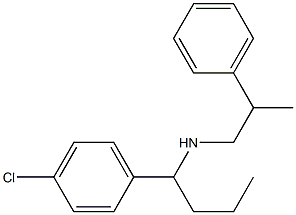 [1-(4-chlorophenyl)butyl](2-phenylpropyl)amine