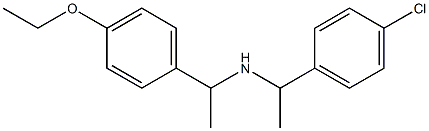 [1-(4-chlorophenyl)ethyl][1-(4-ethoxyphenyl)ethyl]amine