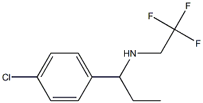  [1-(4-chlorophenyl)propyl](2,2,2-trifluoroethyl)amine