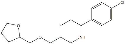  [1-(4-chlorophenyl)propyl][3-(oxolan-2-ylmethoxy)propyl]amine