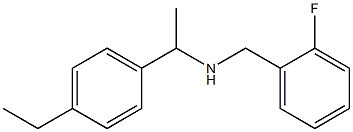 [1-(4-ethylphenyl)ethyl][(2-fluorophenyl)methyl]amine