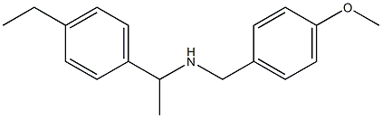 [1-(4-ethylphenyl)ethyl][(4-methoxyphenyl)methyl]amine|