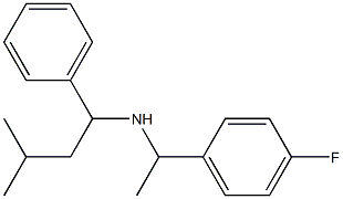 [1-(4-fluorophenyl)ethyl](3-methyl-1-phenylbutyl)amine