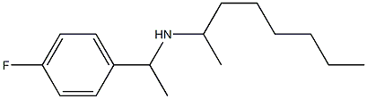 [1-(4-fluorophenyl)ethyl](octan-2-yl)amine Structure