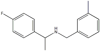 [1-(4-fluorophenyl)ethyl][(3-methylphenyl)methyl]amine
