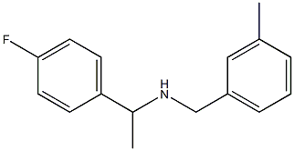  [1-(4-fluorophenyl)ethyl][(3-methylphenyl)methyl]amine