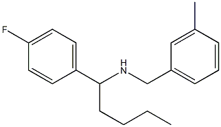 [1-(4-fluorophenyl)pentyl][(3-methylphenyl)methyl]amine