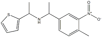  [1-(4-methyl-3-nitrophenyl)ethyl][1-(thiophen-2-yl)ethyl]amine