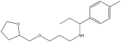 [1-(4-methylphenyl)propyl][3-(oxolan-2-ylmethoxy)propyl]amine