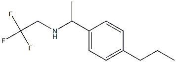 [1-(4-propylphenyl)ethyl](2,2,2-trifluoroethyl)amine 结构式