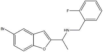 [1-(5-bromo-1-benzofuran-2-yl)ethyl][(2-fluorophenyl)methyl]amine