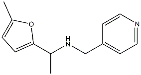 [1-(5-methylfuran-2-yl)ethyl](pyridin-4-ylmethyl)amine|