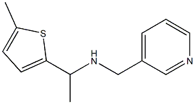  [1-(5-methylthiophen-2-yl)ethyl](pyridin-3-ylmethyl)amine