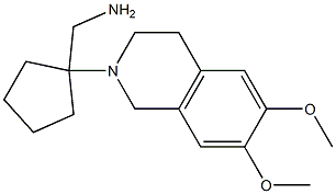 [1-(6,7-dimethoxy-3,4-dihydroisoquinolin-2(1H)-yl)cyclopentyl]methylamine|