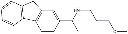 [1-(9H-fluoren-2-yl)ethyl](3-methoxypropyl)amine Struktur