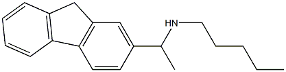 [1-(9H-fluoren-2-yl)ethyl](pentyl)amine 结构式